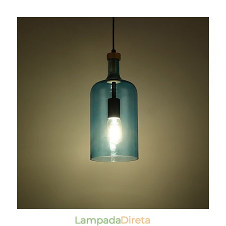 Lustre moderno pendente com cúpula de vidro Lustre moderno pendente com cúpula de vidro