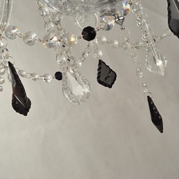 Lustre de Cristal Elegante com 12 Luzes