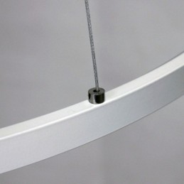 Pendente de acrílico em forma de círculo