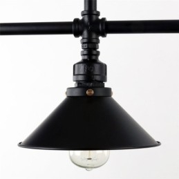 3 Luz Retro Industrial Vintage Water Pipe Pendant Light Chandelier Country Estilo Rústico