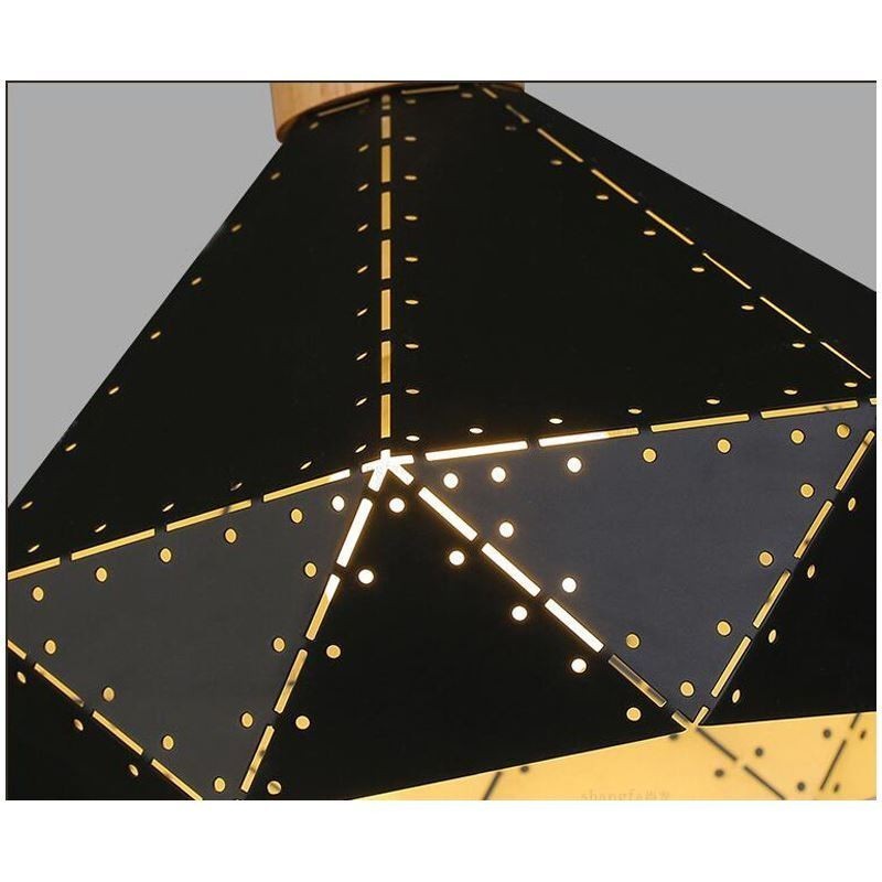 Abajur oco de luz suspensa vintage retrô industrial