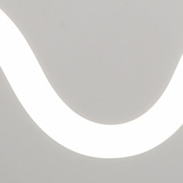 Luminária de teto moderna com ajuste de intensidade de luz acrílica l