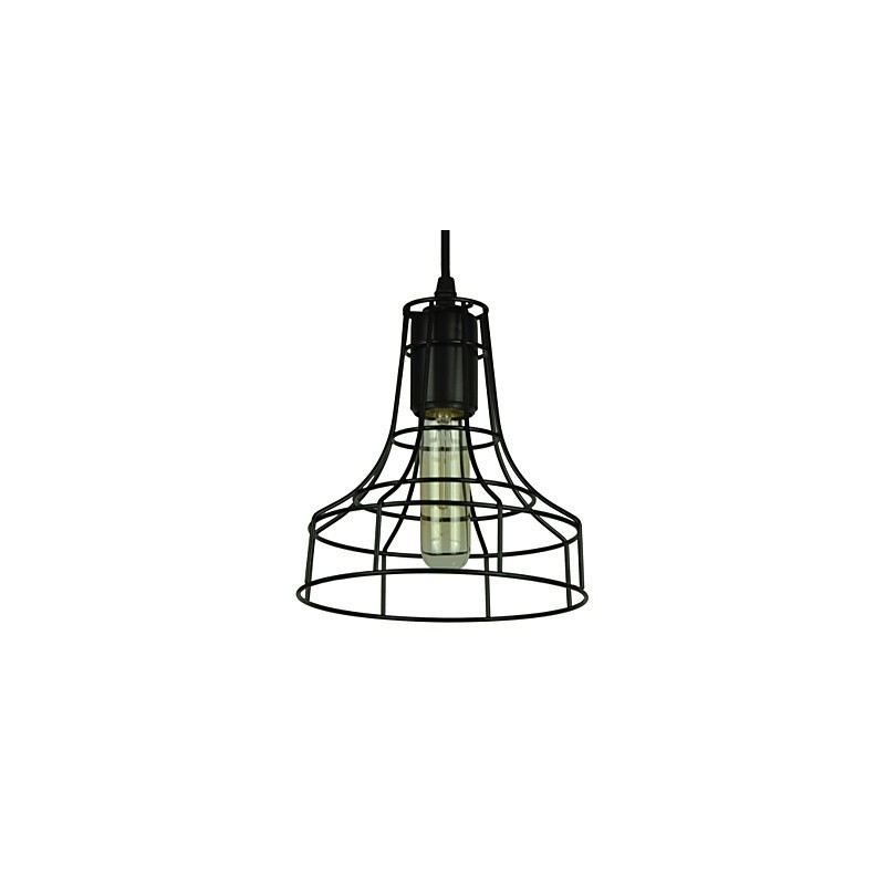Lustre vintage estilo europeu para luz pendente preta