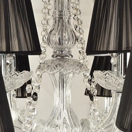 Lustre de Cristal Elegante com 12 Luzes