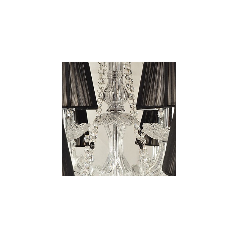 Lustre de Cristal Elegante com 12 Luzes