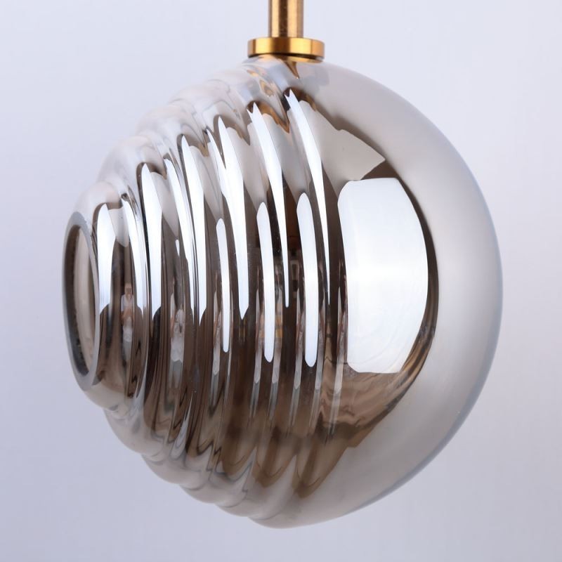 Luminária pendente de vidro criativa decorativa globo de vidro loft