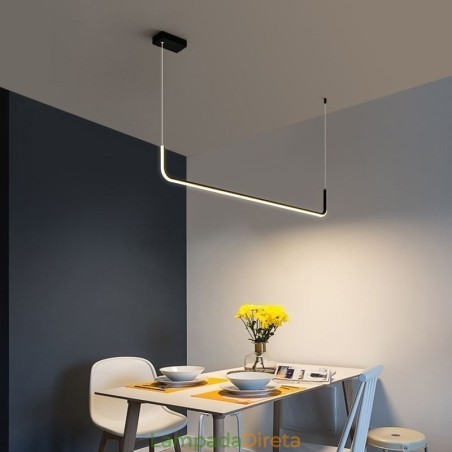 Luminária pendente moderna e minimalista Luminária pendente moderna e minimalista