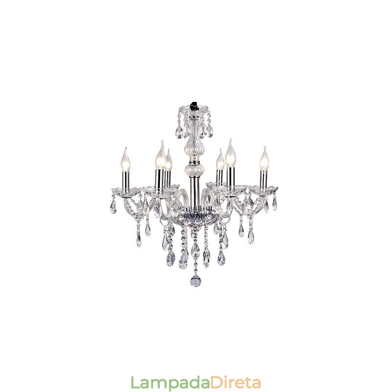 Lustre moderno contemporâneo de metal galvanizado