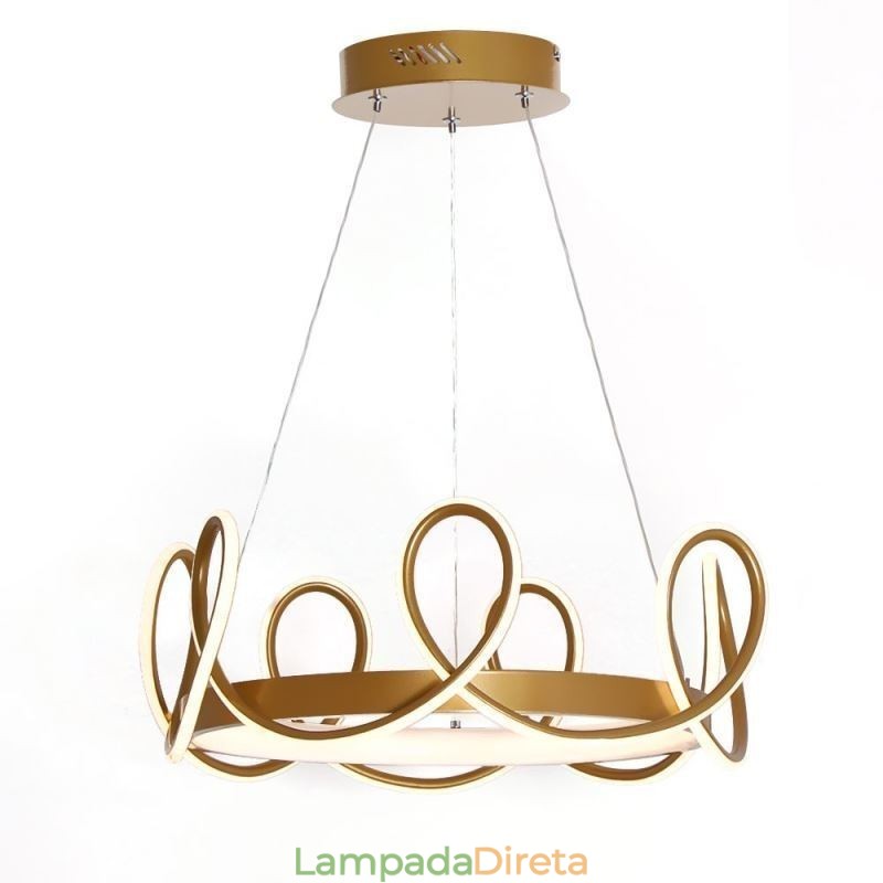 Moderno Pendente Luz Coroa Luz Pingente Alumínio 1 Luz