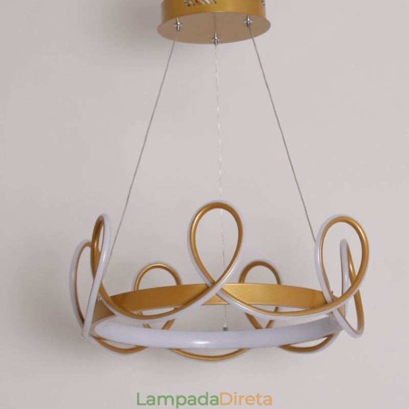 Moderno Pendente Luz Coroa Luz Pingente Alumínio 1 Luz