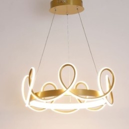 Moderno Pendente Luz Coroa Luz Pingente Alumínio 1 Luz