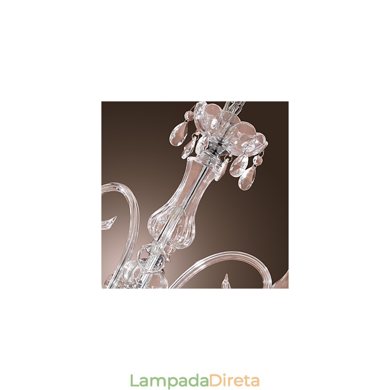 Lustre de Cristal Rústico Lodge Outros Cristal
