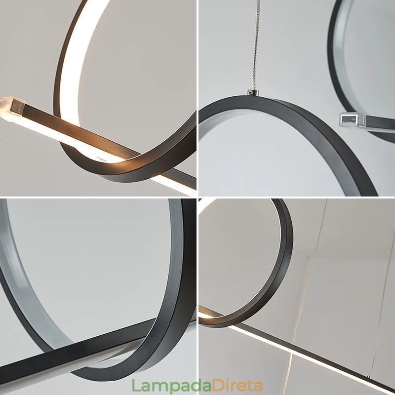 Luminária pendente minimalista decorativa