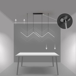 Luminária pendente minimalista decorativa