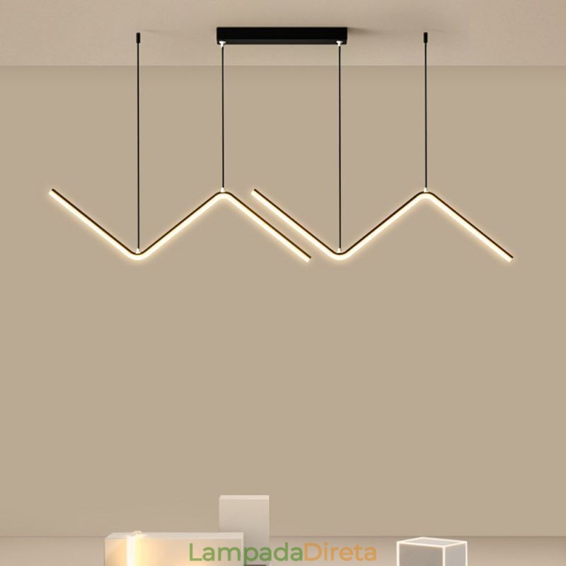 Luminária pendente minimalista decorativa