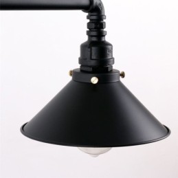 3 Luz Retro Industrial Vintage Water Pipe Pendant Light Chandelier Country Estilo Rústico