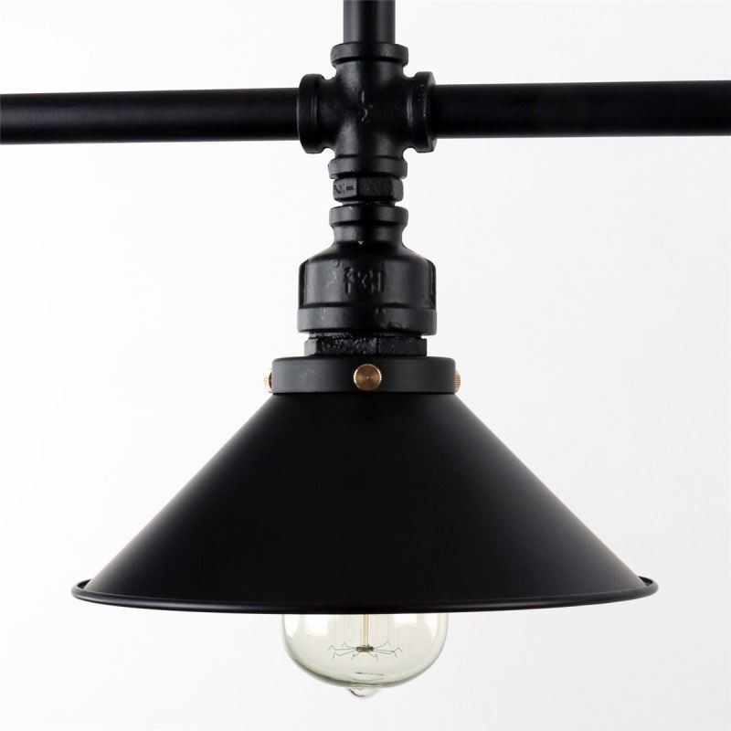 3 Luz Retro Industrial Vintage Water Pipe Pendant Light Chandelier Country Estilo Rústico