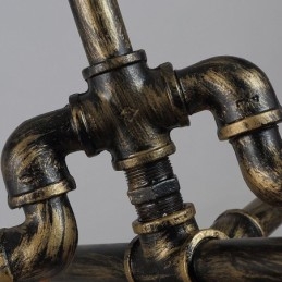 6 Luz Retro Industrial Vintage Water Pipe Pendant Light Chandelier Country Estilo Rústico
