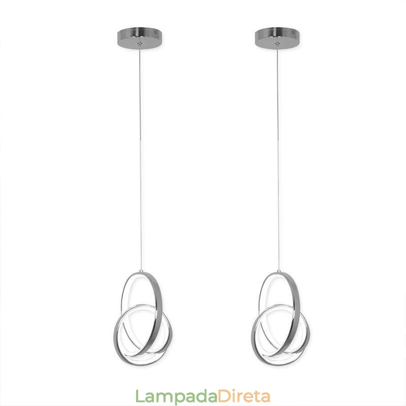 Pendente de luz irregular anel luz de teto