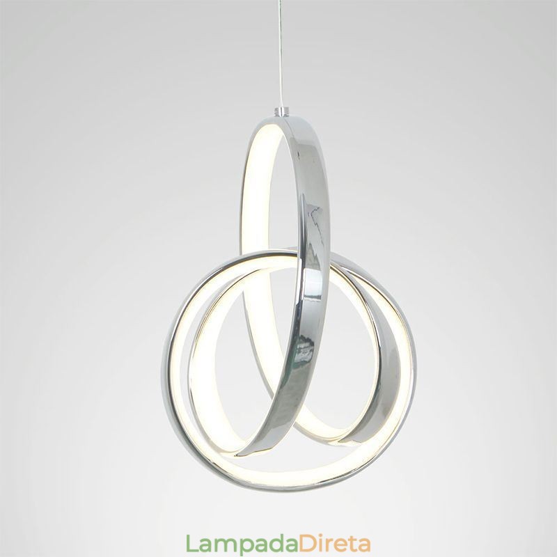 Pendente de luz irregular anel luz de teto