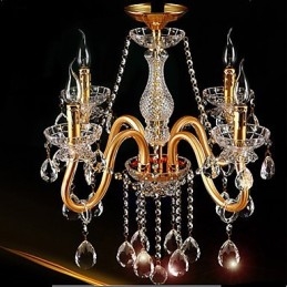 Lustre de vidro moderno contemporâneo tradicional clássico vintage com pintura em cristal