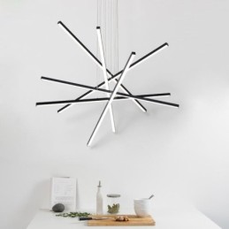 Luminária pendente de suspensão linear Luminária decorativa