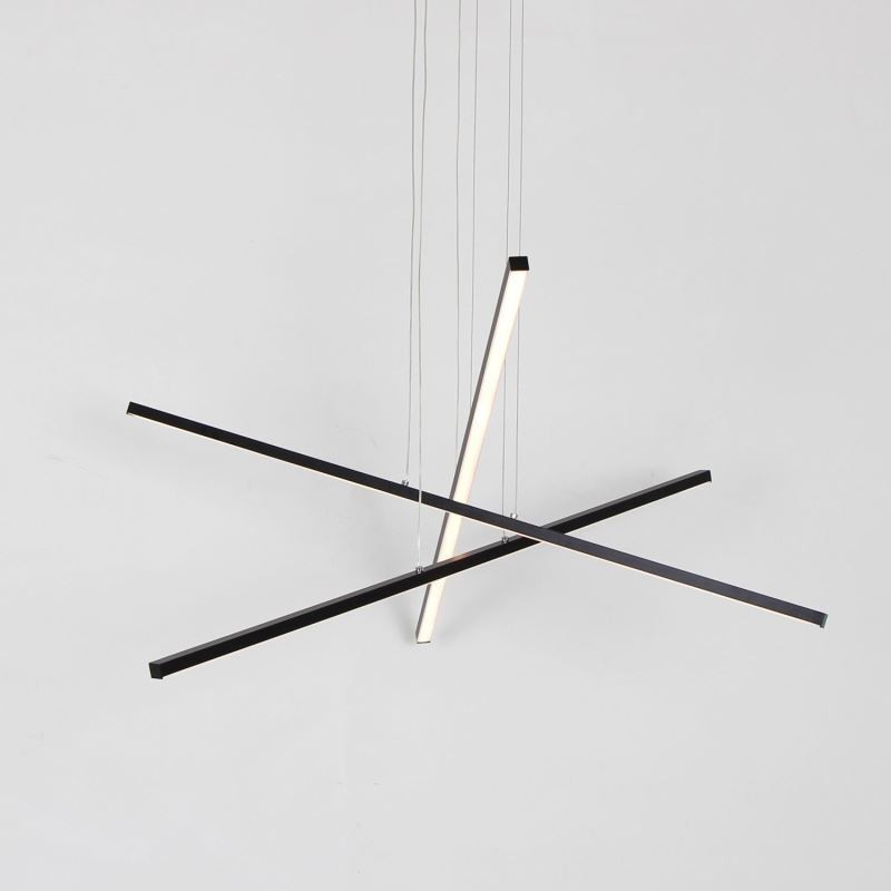 Luminária pendente de suspensão linear Luminária decorativa