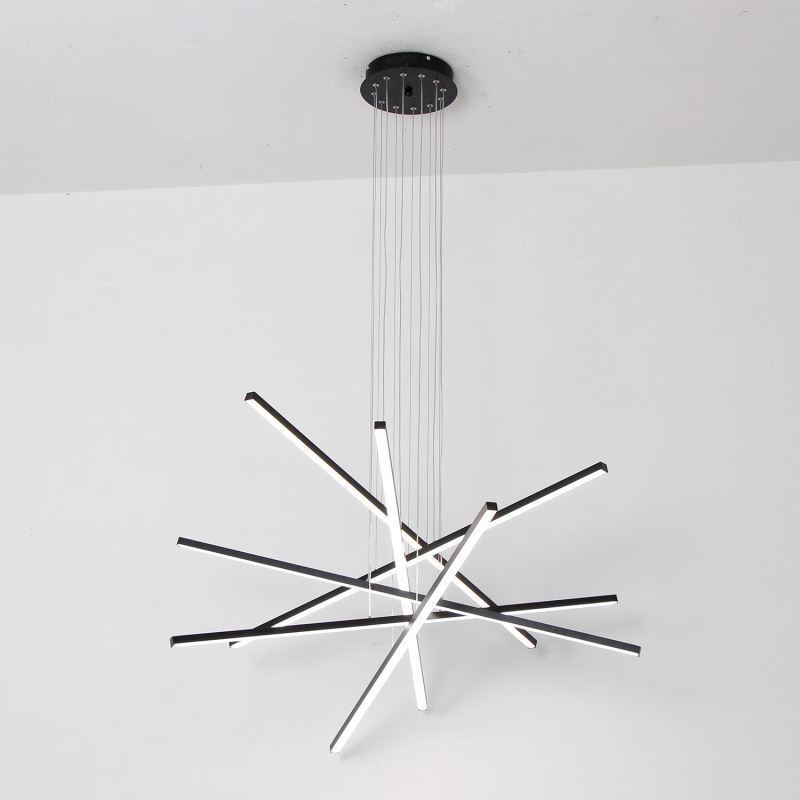 Luminária pendente de suspensão linear Luminária decorativa