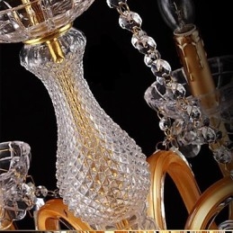 Lustre de vidro moderno contemporâneo tradicional clássico vintage com pintura em cristal