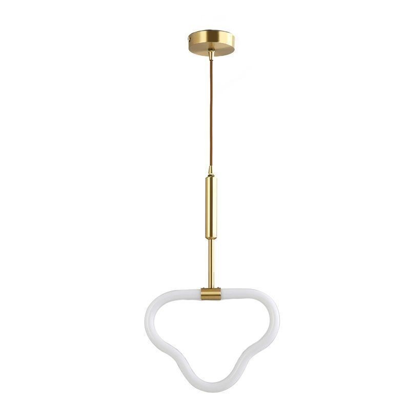 Luminária de teto moderna com ajuste de intensidade de luz acrílica l