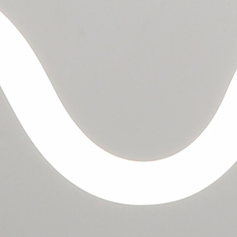 Luminária de teto moderna com ajuste de intensidade de luz acrílica l
