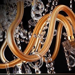 Lustre de vidro moderno contemporâneo tradicional clássico vintage com pintura em cristal