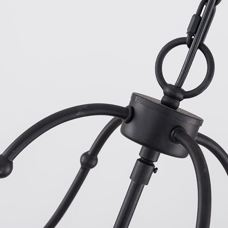 Luminária pendente estilo vintage com 4 lanternas