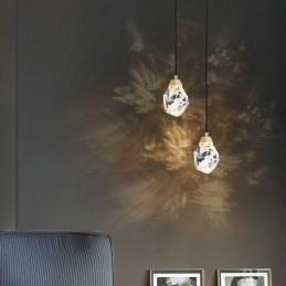 Mini Simples Bola De Cristal Luz Pendurada Luz De Teto