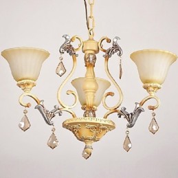 Lustre de pintura de cristal clássico tradicional