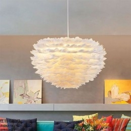 Luminária pendente decorativa Pretty Feather