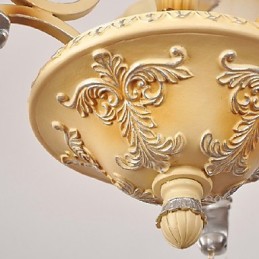 Lustre de pintura de cristal clássico tradicional