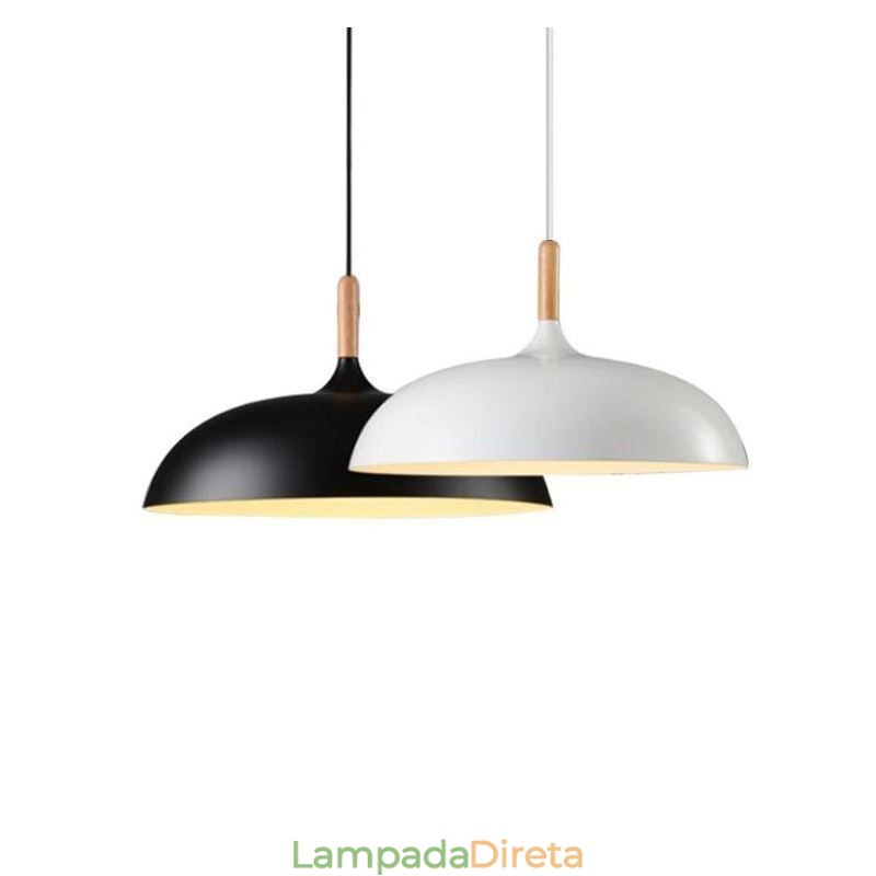 Luminária pendente moderna Luminária pendente colorida Macaron