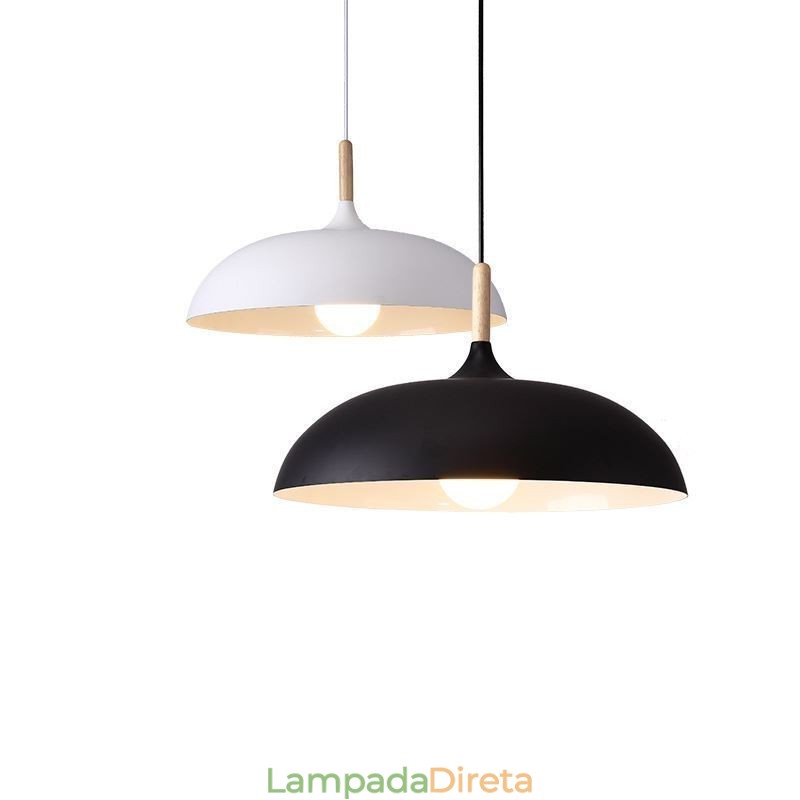 Luminária pendente moderna Luminária pendente colorida Macaron