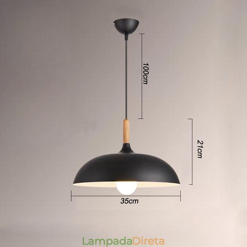 Luminária pendente moderna Luminária pendente colorida Macaron