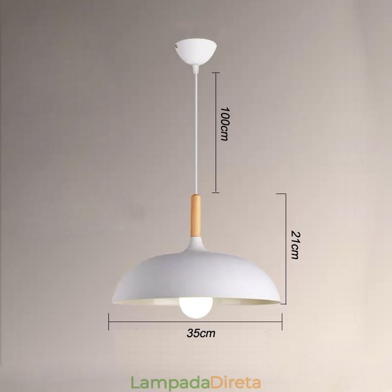 Luminária pendente moderna Luminária pendente colorida Macaron