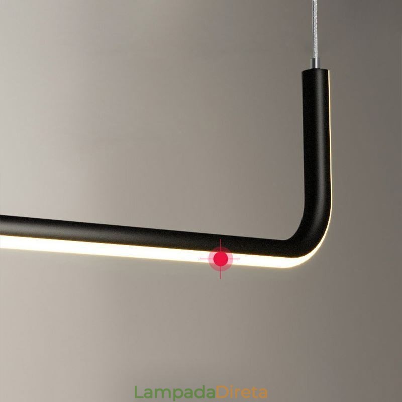 Luminária pendente moderna e minimalista