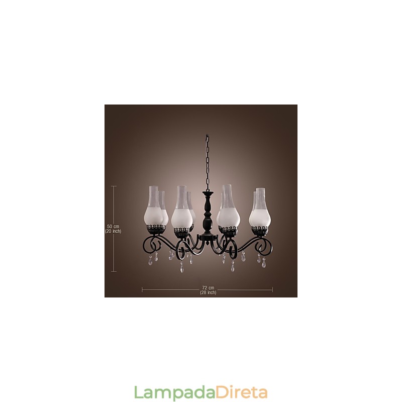 Lustre de pintura estilo vela clássico tradicional