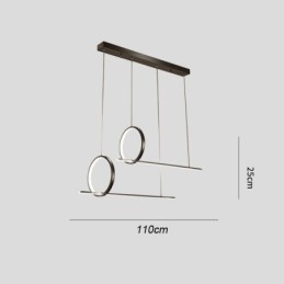 Luminária pendente minimalista decorativa