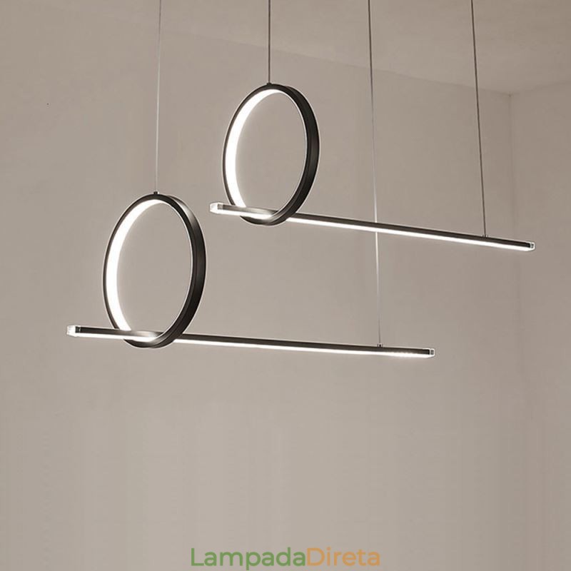 Luminária pendente minimalista decorativa