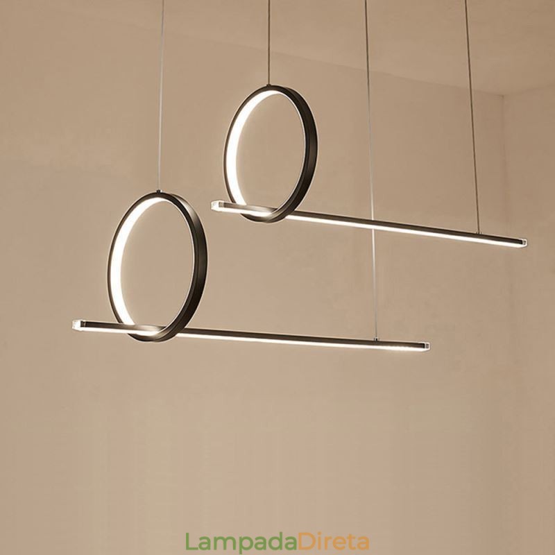 Luminária pendente minimalista decorativa