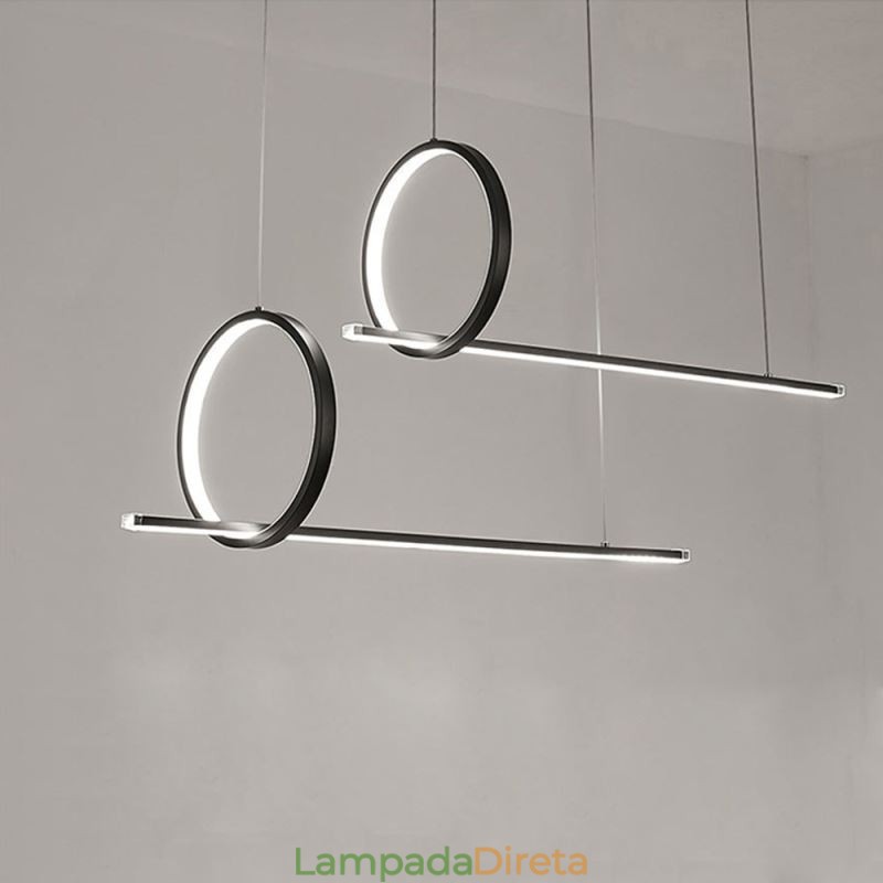Luminária pendente minimalista decorativa