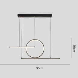Luminária pendente minimalista decorativa