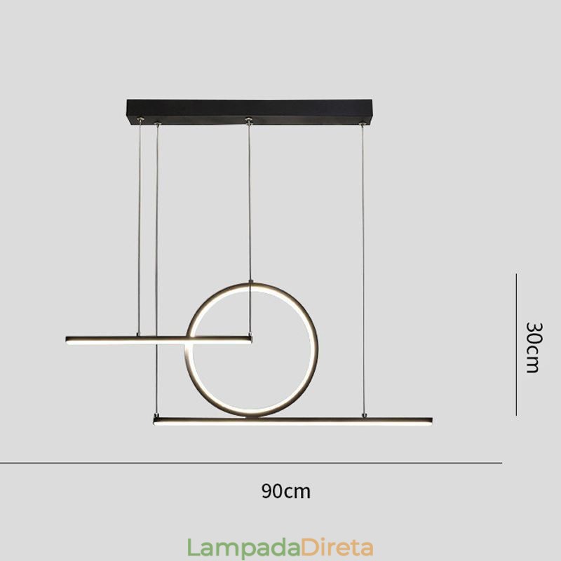 Luminária pendente minimalista decorativa
