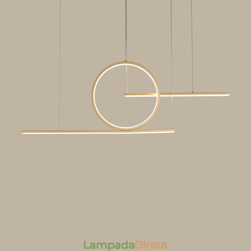 Luminária pendente minimalista decorativa